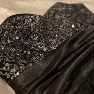 High Low sequin top Dress